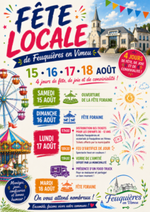 Lire la suite à propos de l’article Fête locale 2026