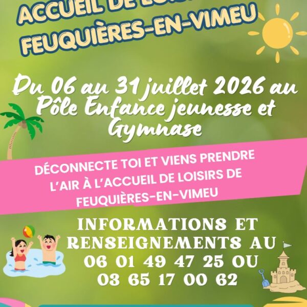 Inscriptions ALSH des vacances d’été