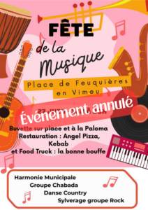 Lire la suite à propos de l’article Annulation de la fête de la musique 2026