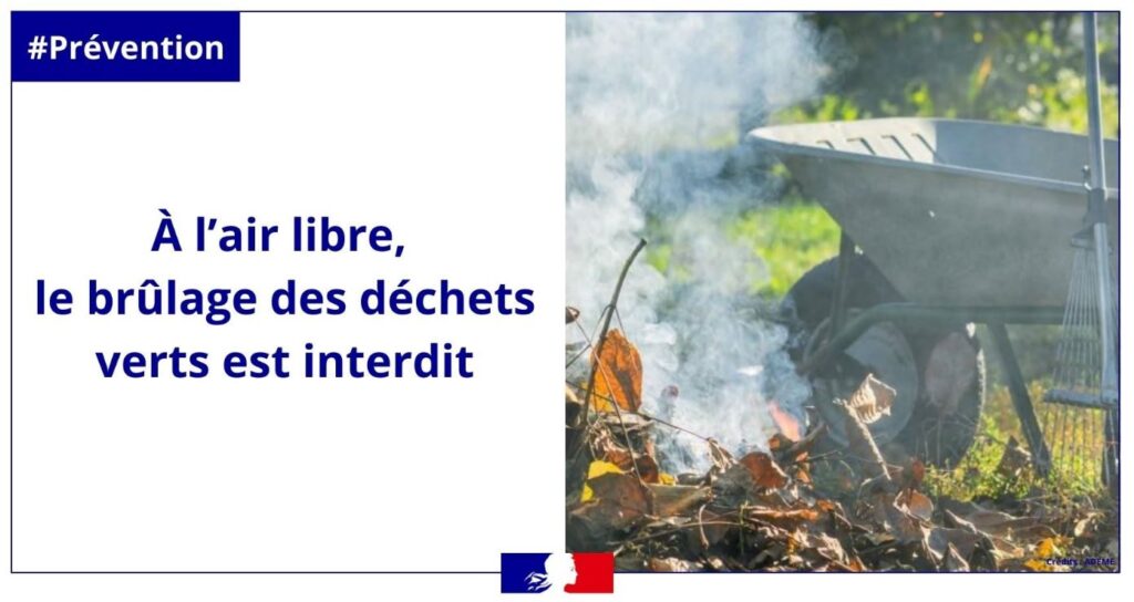 Interdiction du brûlage des déchets verts à l&rsquo;air libre