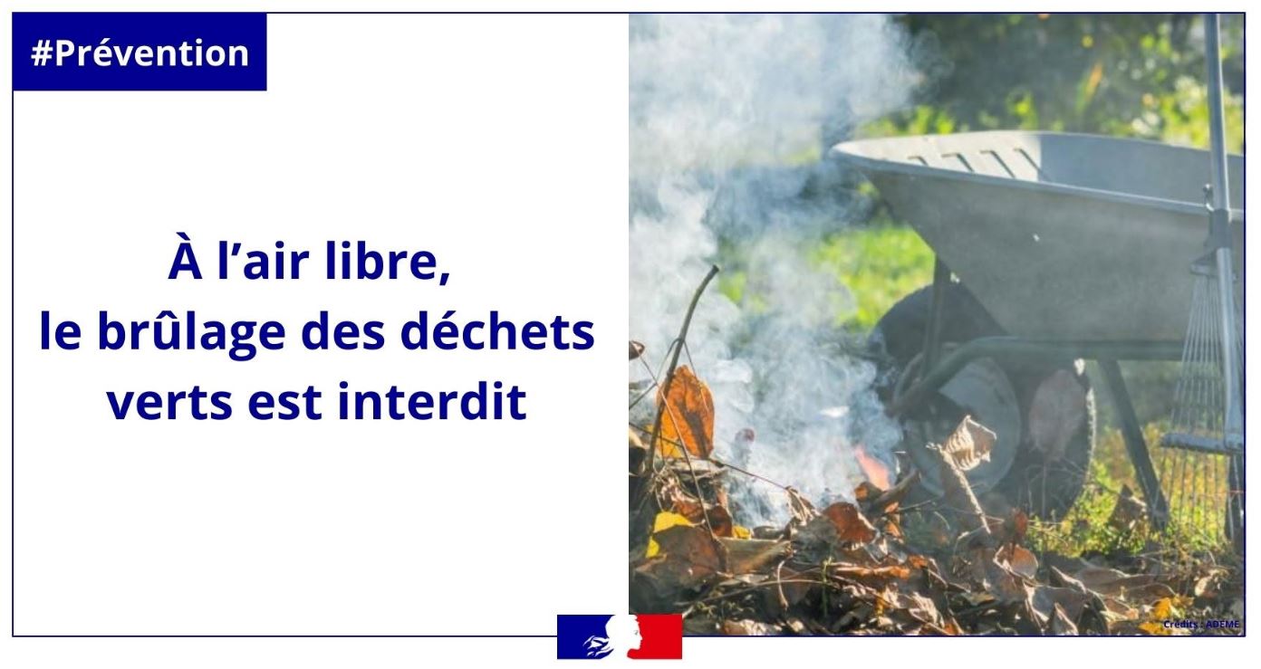 Interdiction du brûlage des déchets verts à l&rsquo;air libre