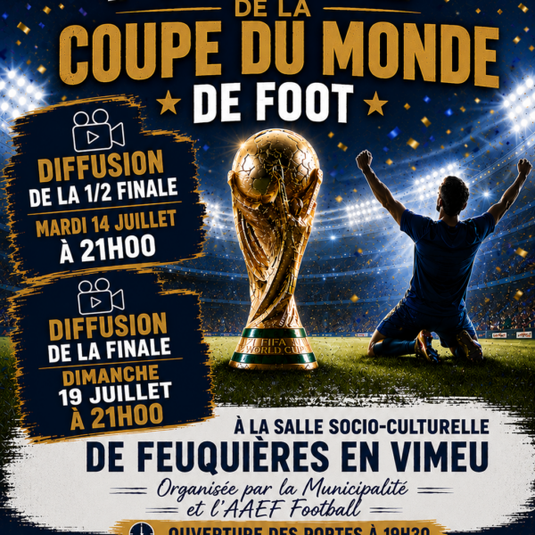 Diffusion de la coupe du monde de football