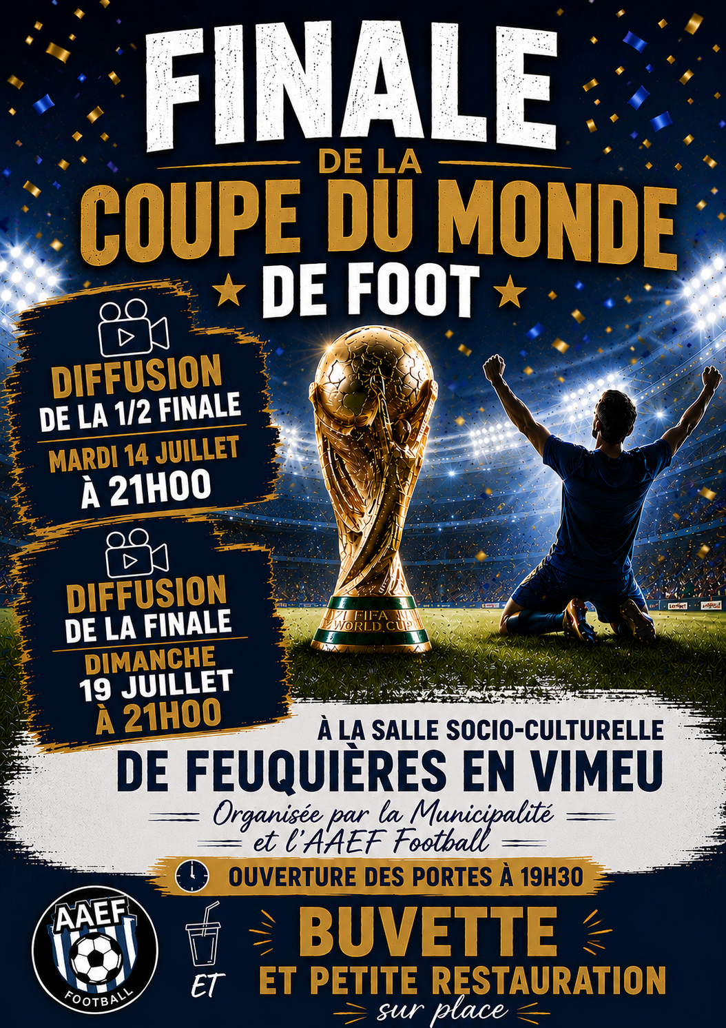 Diffusion de la coupe du monde de football