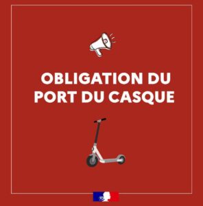 Lire la suite à propos de l’article Obligation du port du casque