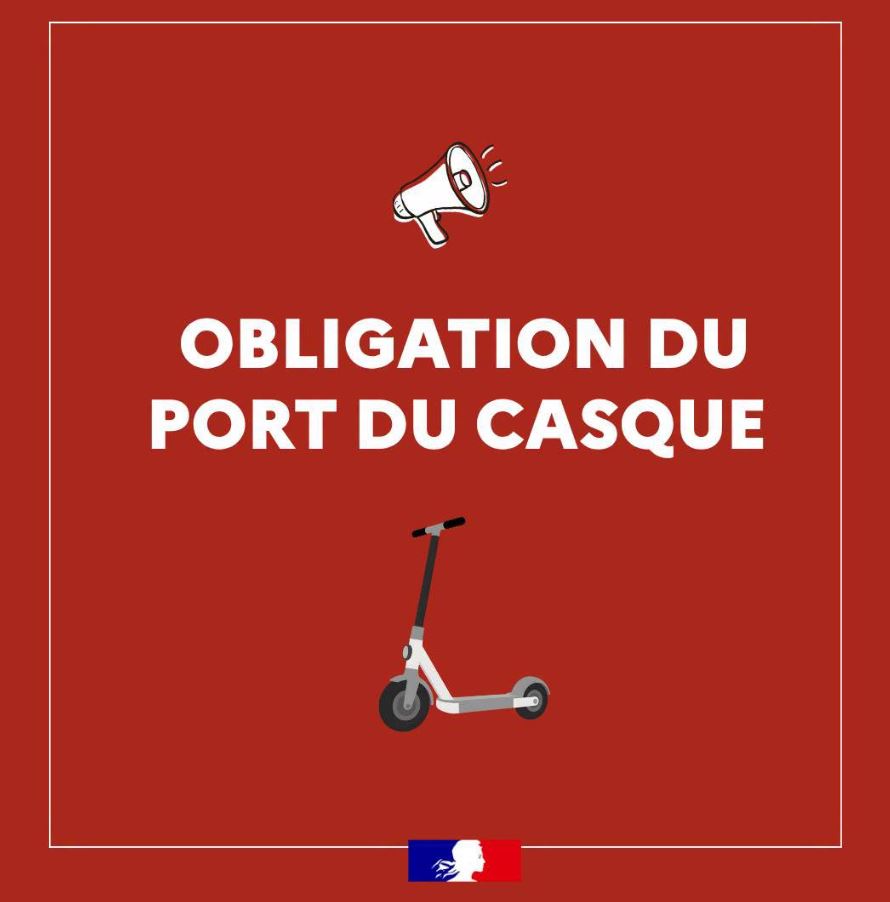 Obligation du port du casque