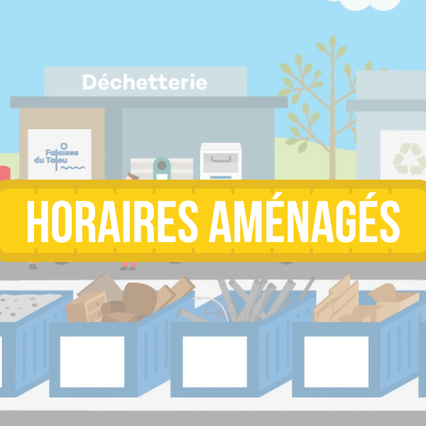 Horaires aménagés des déchèteries du Vimeu